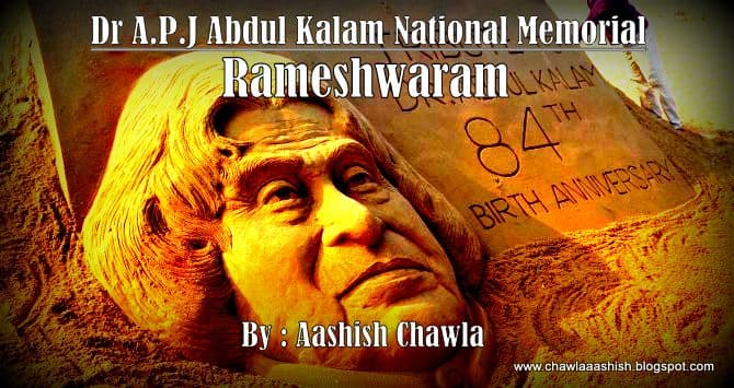 Sand sculpture of former President APJ Abdul Kalam