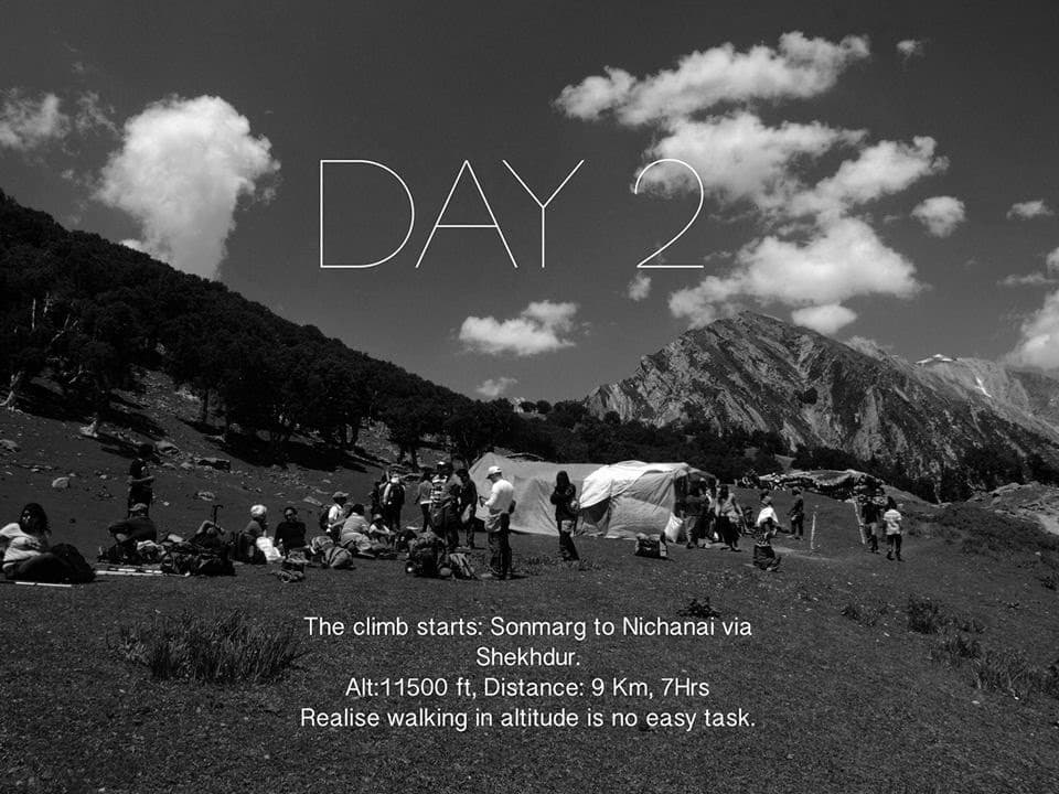 Kashmir Great Lakes Trek | Day 2