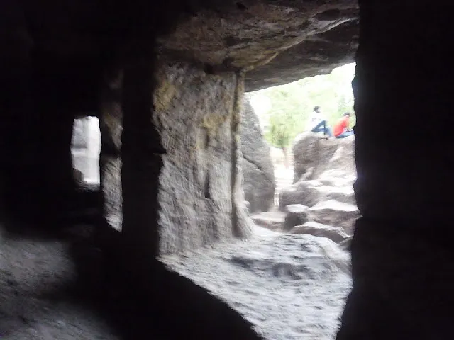 Veiw from with in the cave — Mandapeshwar Caves, Borivali