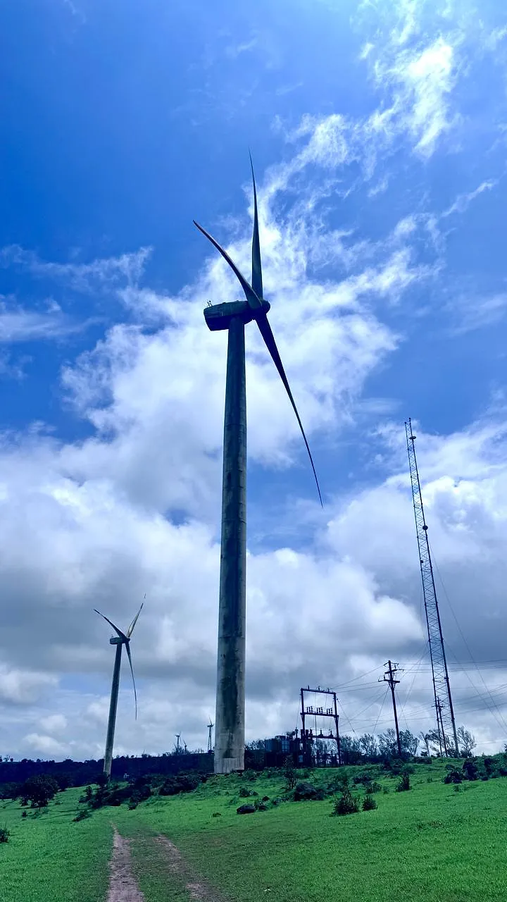 Windmills which looks so beautiful in monsoon
